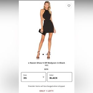 NBD x naven twins show it off dress- revolve